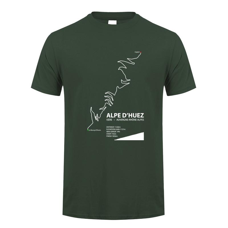 Alpe D Huez T Shirt Unisex Unisex Streetwear Tops Summer Short Sleeve Cotton Birthday Gifts Tshirt Unisex Tees DY148