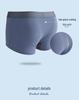 Men's Color Block Low-Rise Boxer Briefs - Cotton Sports Fitness Underwear