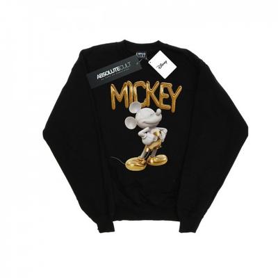 Mens Mickey Mouse Gold Statue Sweatshirt