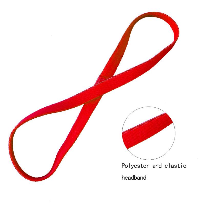 Faixa de Cabeça Esportiva Unissex de Silicone Antiderrapante que Absorve o Suor para Fitness, Yoga, Corrida e Futebol