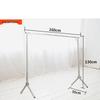 miflame 1.3m Galvanized Foldable Double Rod Clothes Drying Rack