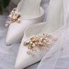 1Pair Flower High Heels Shoe Buckle Rhinestone DIY Shoes Charms Shoe Accessories