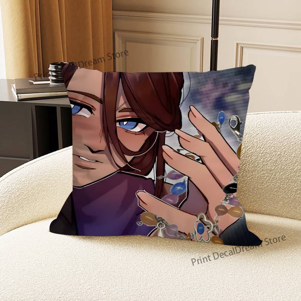 K-Kids at The B-Back C-Crowe Cushion For Bedroom Car Coffee Shop Room and Living Room Sofa Decorative Pillow Cover Case
