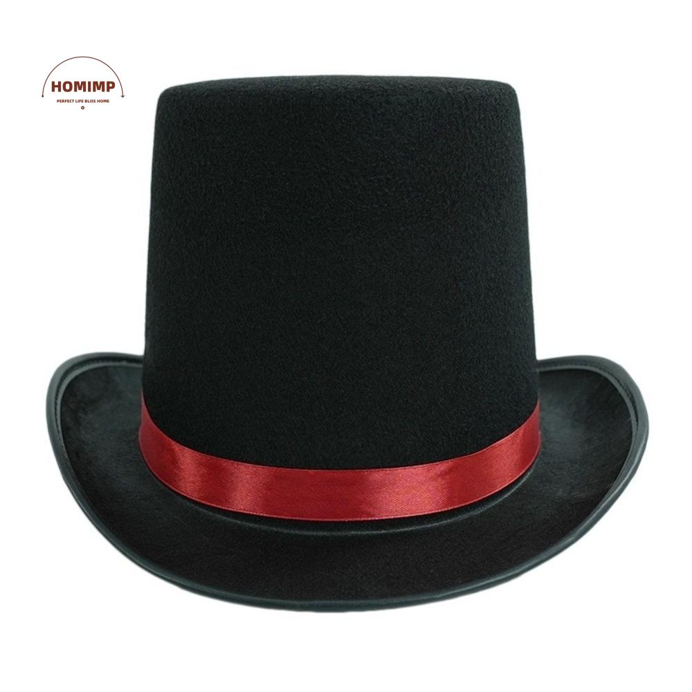 Chapeau de Magicien Déguisement Carnaval Chapeau de Gentleman Décoration Mascarade Fête Jeu de Rôle Chapeau de Scène Spectacles