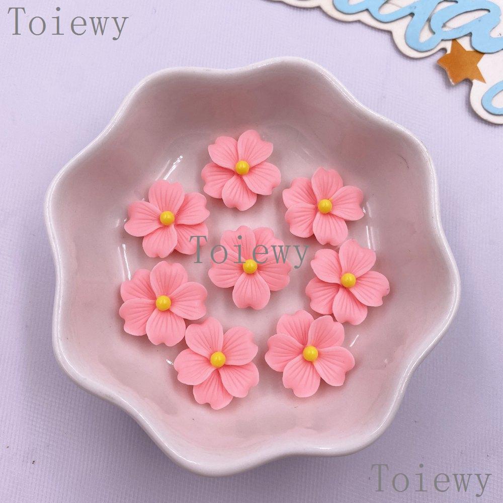 30 Piezas Resina Kawaii Colorido 16mm Flor Espalda Plana Piedra Gema Scrapbook DIY Boda Navidad Arte Decoración Accesorios para Joyería Manualidades