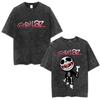 Washed Vintage Rock Band Gorillaz The Now Now Album Graphic Tshirts Men Women Clothing Hip Hop Punk Oversized Crewneck T Shirts