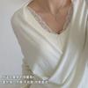 Spring and Summer New Thermal Vest, Velvet with Its Own Chest Pad, Lace Edge Inside, Low-necked Bottoming Shirt Can Be Worn Outside