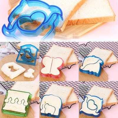 1pc Lunch DIY Sandwiches Cutter Mould Food Cutting Die Bread Biscuits Mold Gift Kids Lunch Maker Cute Shape For Kitchen Bakeware