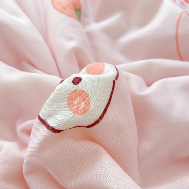Skin-Friendly And Comfortable Cotton And Linen Embroidered Soybean Summer Quilt Cooling Quilt
