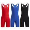 Herren-Strumpfhose, Sport, Fitness, Tank-Top, ärmellos, Overall, sportliches Unterhemd, Trikot, Wrestling-Kleidung