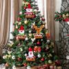 Holiday Cheer 14*9cm Christmas Ornaments Festive Decor Christmas Theme Compact Ornament Size Cozy Knitted Cloth