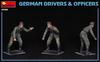 MiniArt Scale German Soldier Driver Officer Set Plastic Model Kit MA35345 1/35 & (4 Figures)