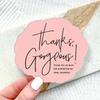 50 Pieces, Flower Shaped Thank-you Cards, Gift Decorations, Suitable for Small Businesses, Commercial Decoration, Wedding Decoration, Thank-you Labels