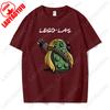 Funny Anime Cartoons Lego-las Printed T-shirt Humor Style Summer Fashion Short-sleev T Shirt Y2k Streetwear Cotton Tee Camisetas