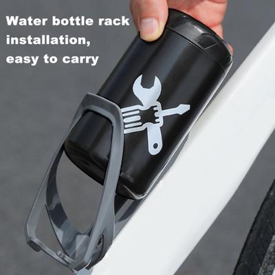 Bicycle Tool Box Heavy Duty Lightweight Waterproof Bottle Cage Mount Cycling Mountain Road Bike Repair Tool Storage Jar Container Bike Accessories