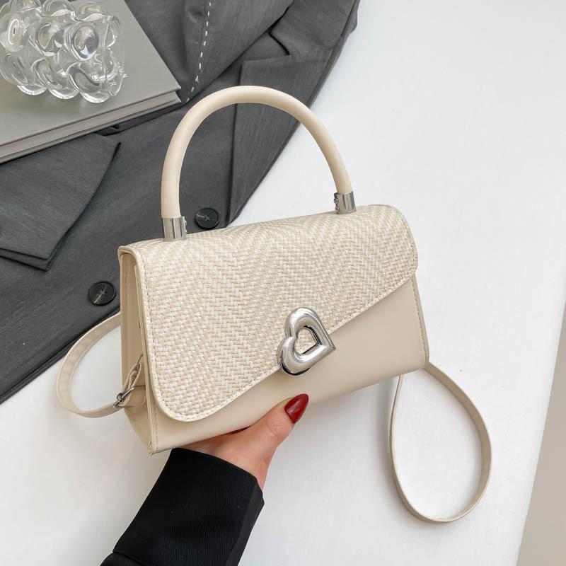 New shoulder bag splicing summer large-capacity women's hand-held messenger small square bag women