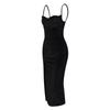 Women's Casual  Fashion Sexy Slim Slit Sling Dress