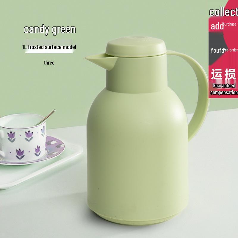 Large Capacity Glass Liner Thermos for Home, Dormitory, or Desktop Use