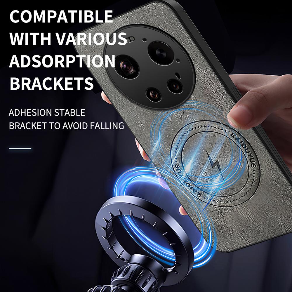 For Xiaomi Mi 17 Ultra 17 Pro Max 17T Pro 15T 14T Pro Case Magnetic Fashion PU Leather Shockproof Protection Phone Back Cover