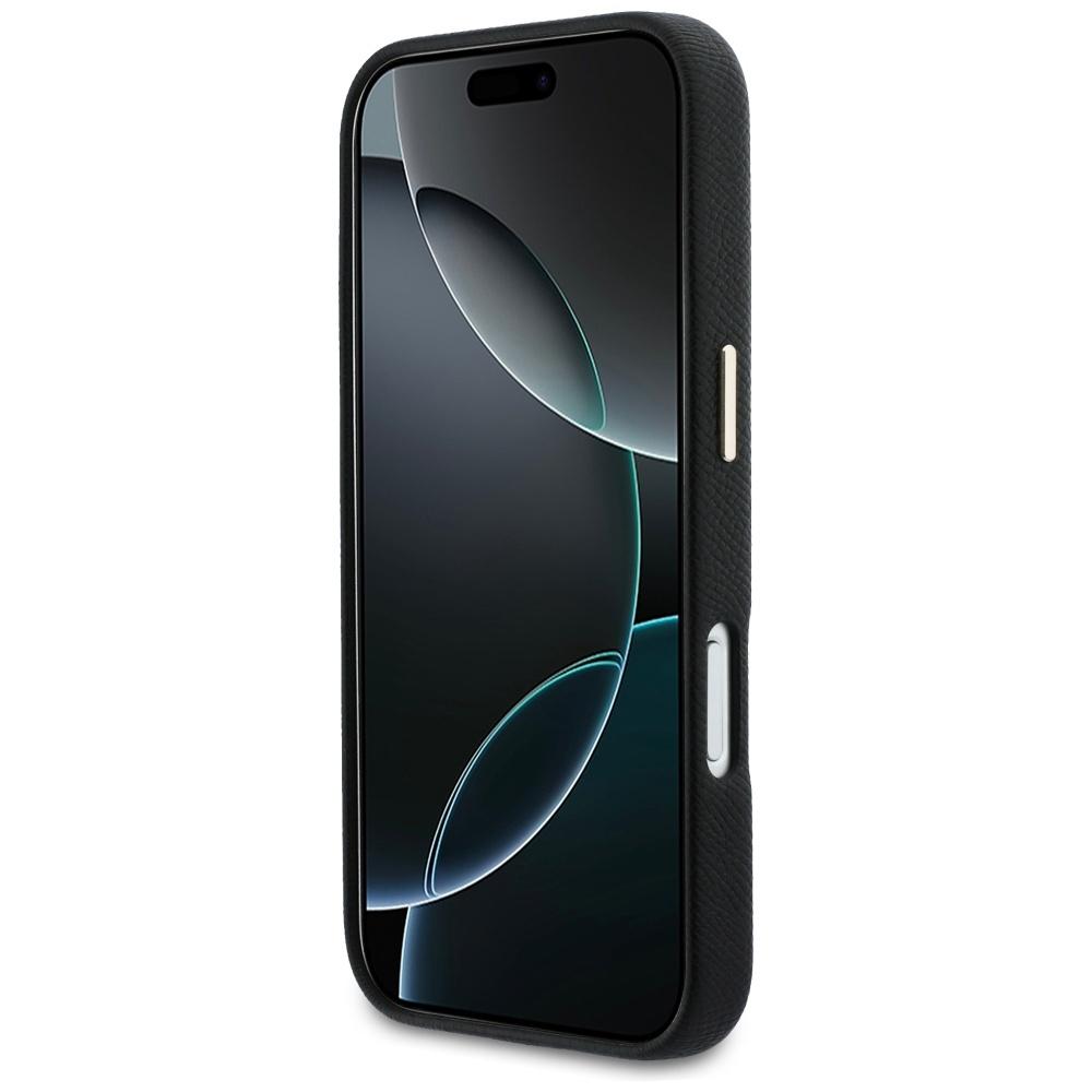 Guess FW Resin Logo Case for iPhone 17 Pro Black