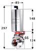 19-108mm Pipe 1.5" 2" -4" Tri Clamp 304 316L Stainless Steel Sanitary Butterfly Valve With Pneumatic actuator For Home Brew