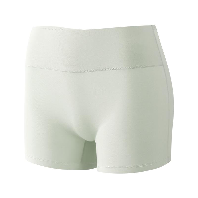 Girls Spring and Autumn High Fanny Pack Hip Anti Exposure Antibacterial Breathable High Elastic Belly Retraction Boxer Safety Briefs