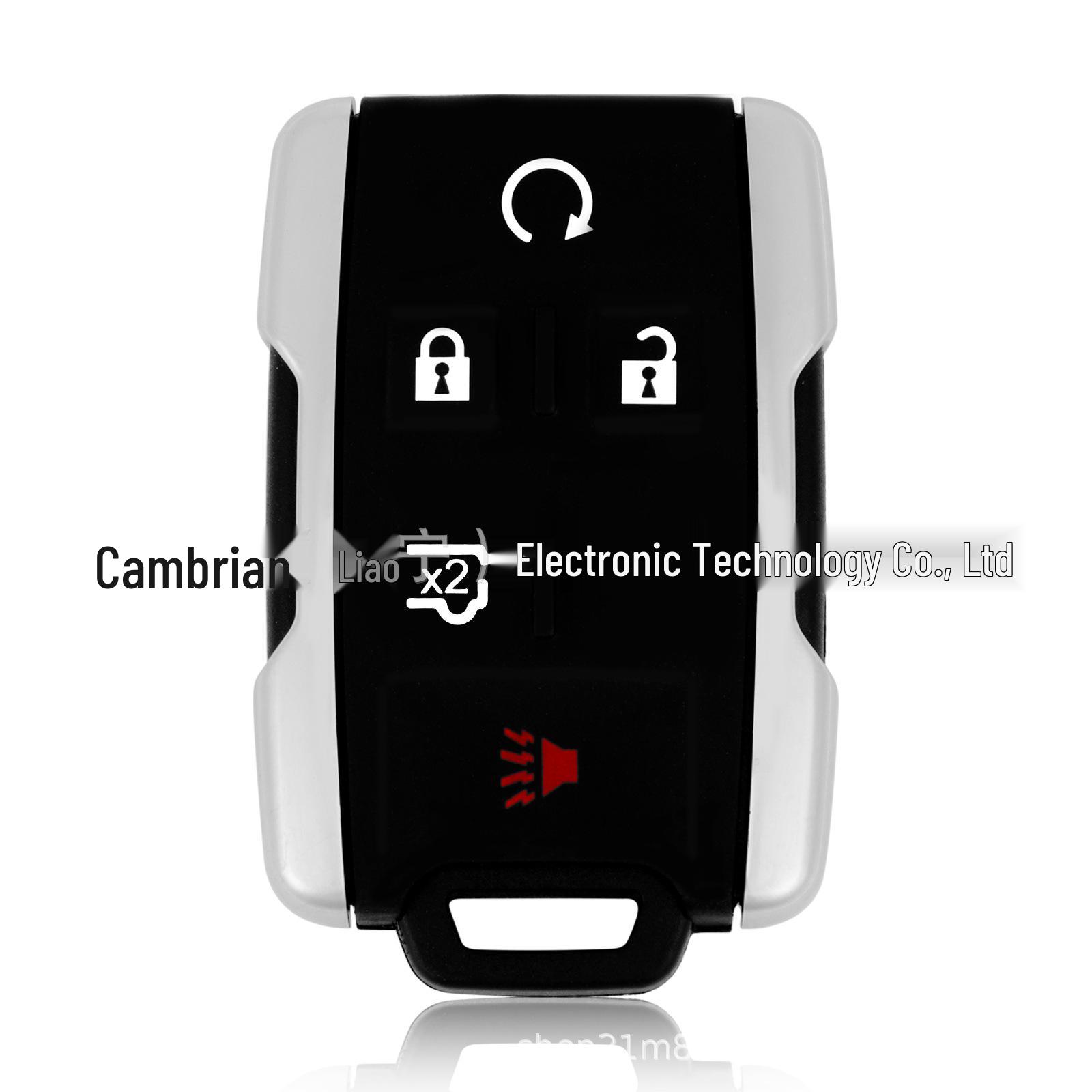 

Compatible with 5-Button Chevy Colorado/Silverado Key Remote M3N32337100 5.4 x 4.2 x 1.4 cm чёрный