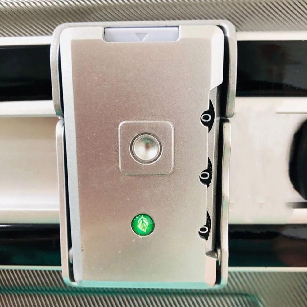 Černý Stříbrný Zámek Kufru Přezka Proti Krádeži 3místný Kombinační Zámek Odolný Zámek na Klíček Zavazadla