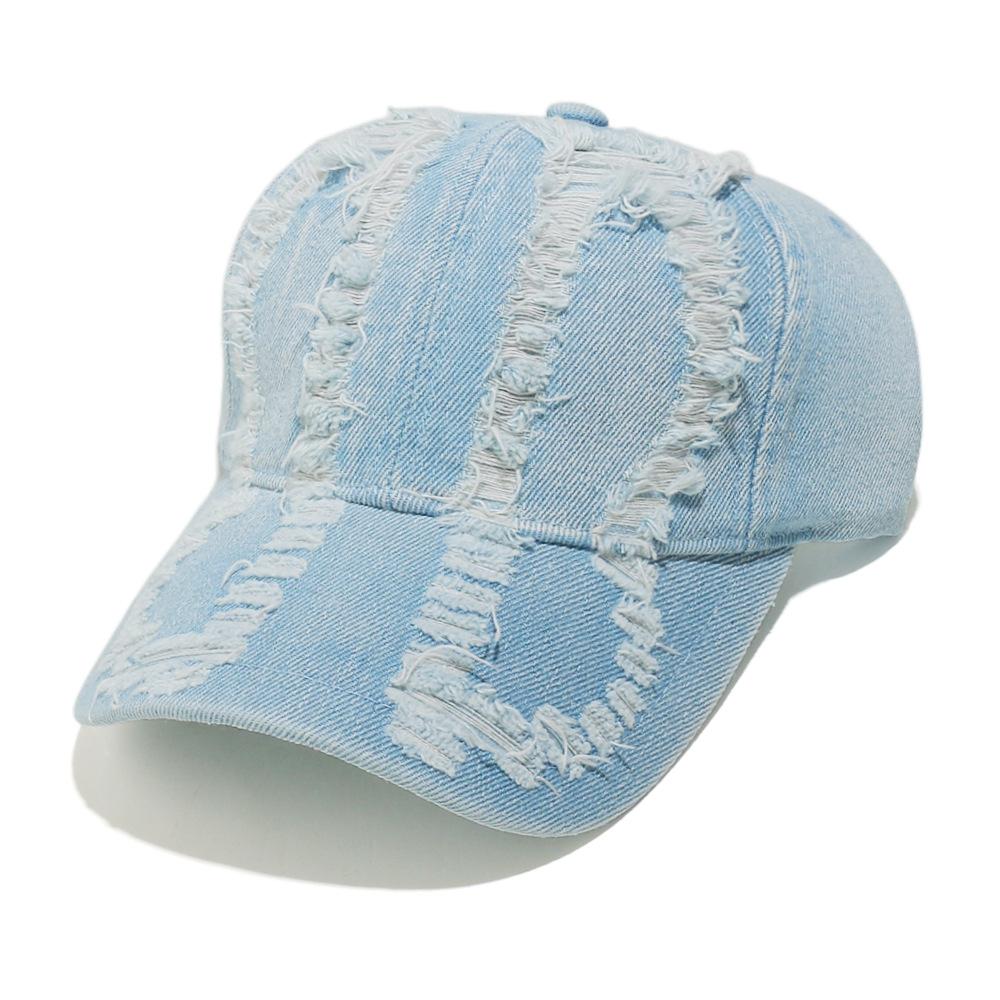 Xiyin Temu European and American retro washed old hole visor cowboy baseball cap spring and summer