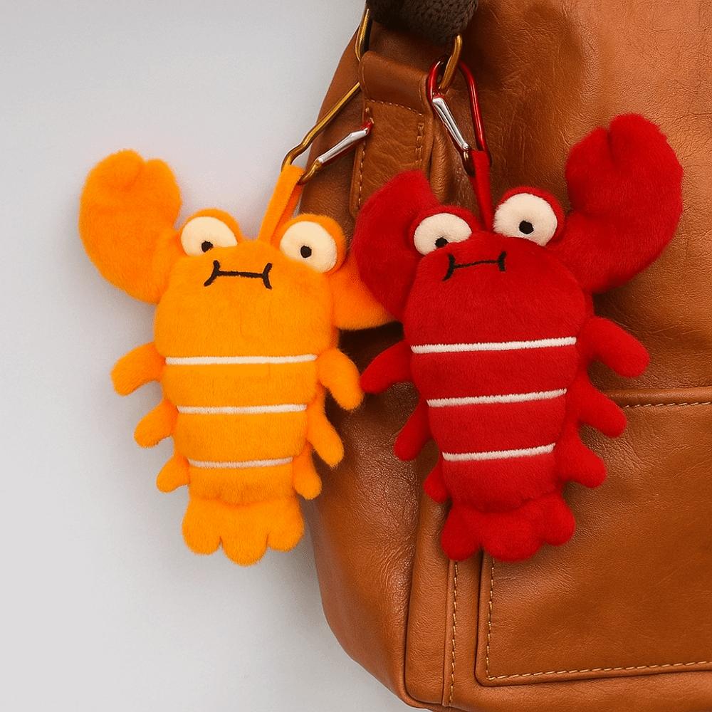 PP Cotton Ocean Animal Coin Purse Fluffy Animal Bag Pendant Soft Plush Doll Keychain Birthday Gift