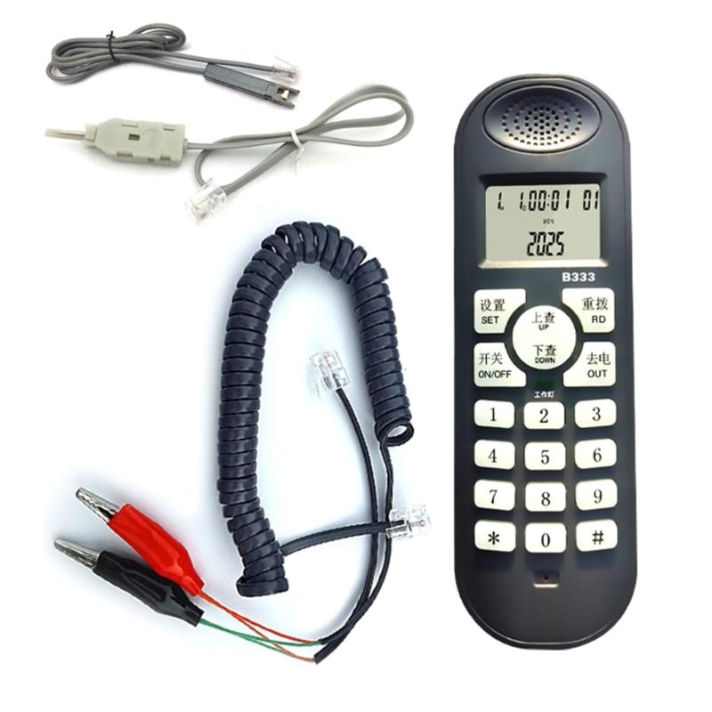 Test B333 Telephone Line Tester Efficient Line Detection Multiple Function For Networking Maintenance And Office