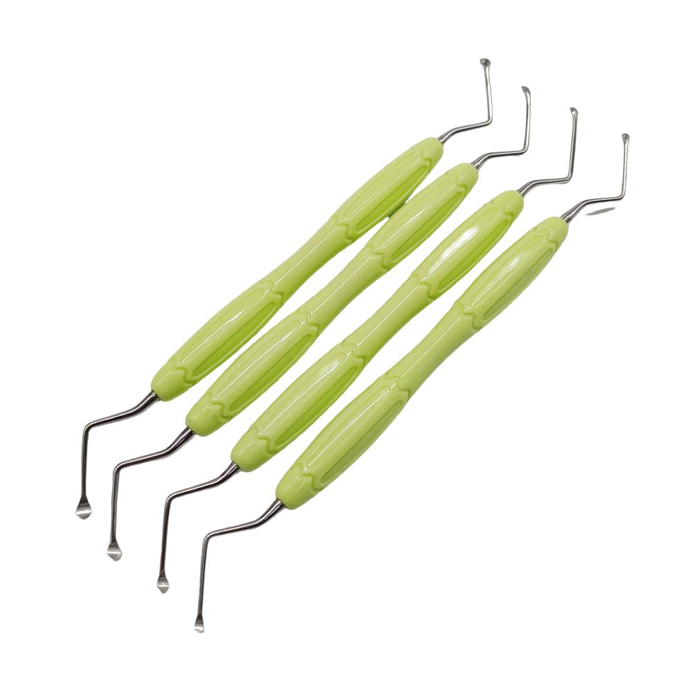 High Quality Handle Dental Scaler Spoon Tooth Cleaning Excavator Restorative Instruments Spoon Tool High Quality Long Tip