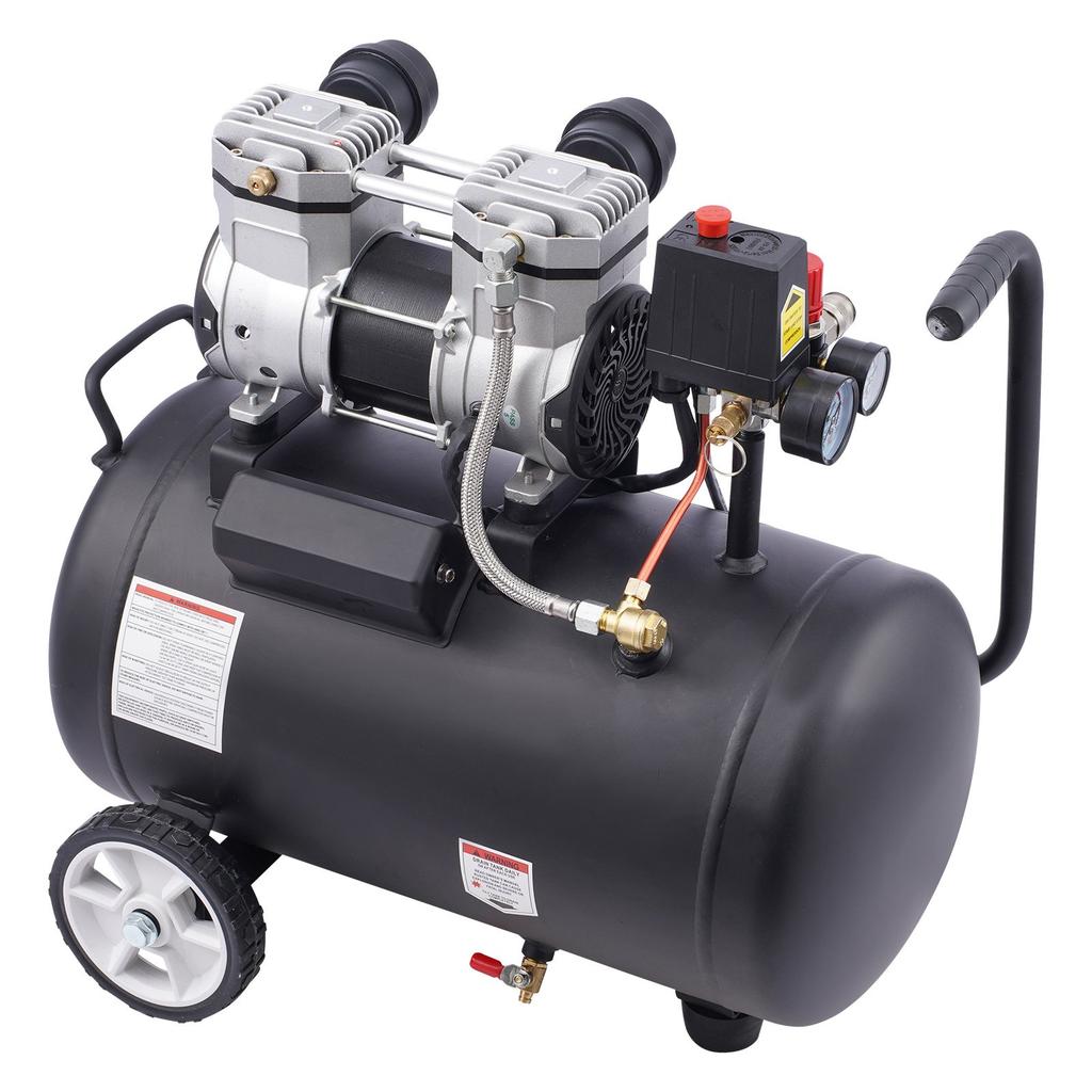 VEVOR Air Compressor, 8 Gallon Steel Tank, 1HP 2.2 CFM@90 PSI Oil Free Air Compressor & Max. 120PSI Pressure