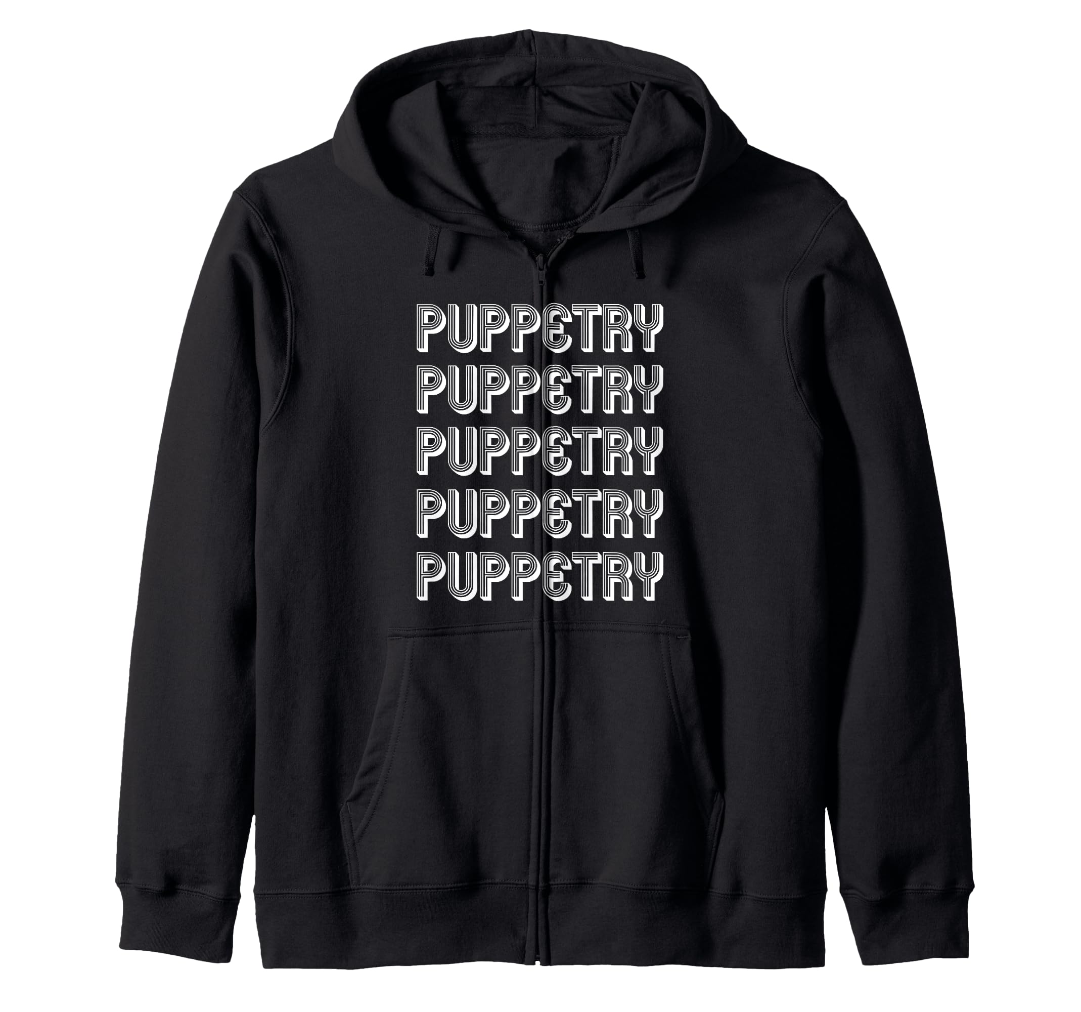

Puppet Theater Lover Zip Parka чорний