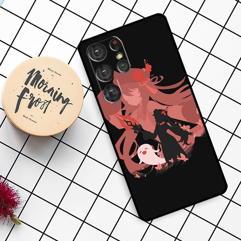 Genshin Impact Hu Tao HuTao Case For Samsung Galaxy S24 FE S20 FE S21 S22 S23 S24 S25 Ultra S9 S10 S25 Plus Phone Cover