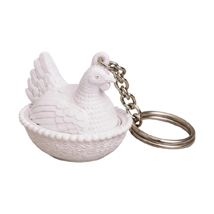 

Шарм Ручная работа Курица на яйцах Брелок Портативный Декоративный предмет Для повседневного использования 1