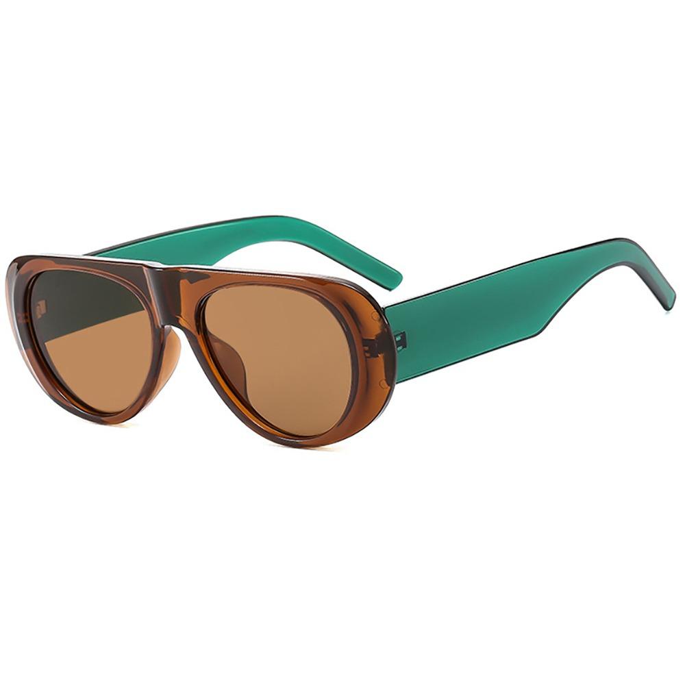 Vintage Wide Legs Sun Glasses Fashion UV400 Eyewear Trend Large Frame Sunglasses  Unisex
