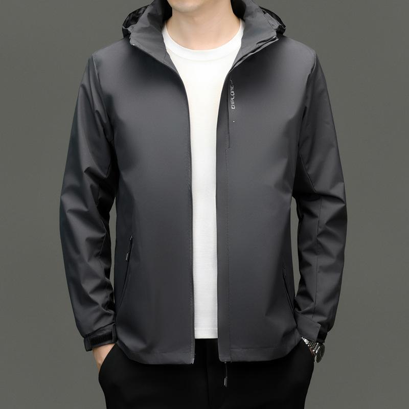 Fall 2025 new fashion casual men's hooded jackets, men's loose jackets, trendy coats, and padded clothes