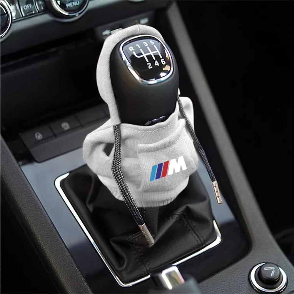 Car Hoodie Gear Shift Knob Cover Manual Handle Change Lever Covers Accessoires For Bmw M Performance E87 E36 G20 E46 E90 E60 F20