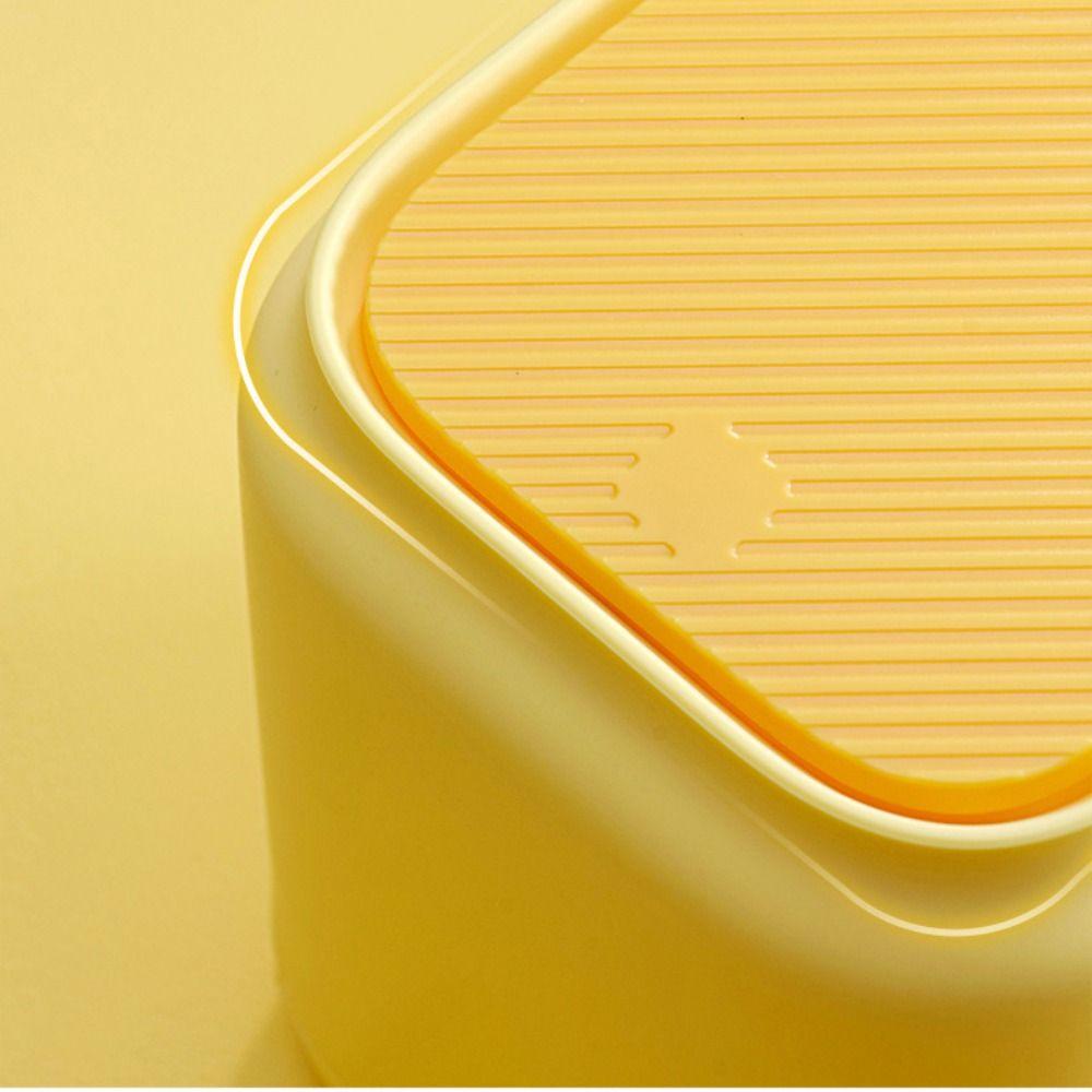 Mini with Lid Press Flip Garbage Storage Box Desktop Sundries Box Waste Bins Trash Can Paper Basket