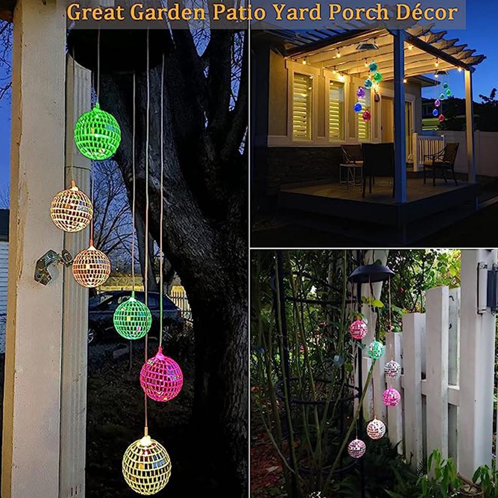 Solar Balls For Outdoor Decoration Of Garden Terraces,  Color Changing Solar Garden Lights,