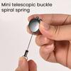 Mini breloc retractabil aliaj rezistent portabil ușor cataramă telescopică cu tragere suport anti-pierdere pentru chei
