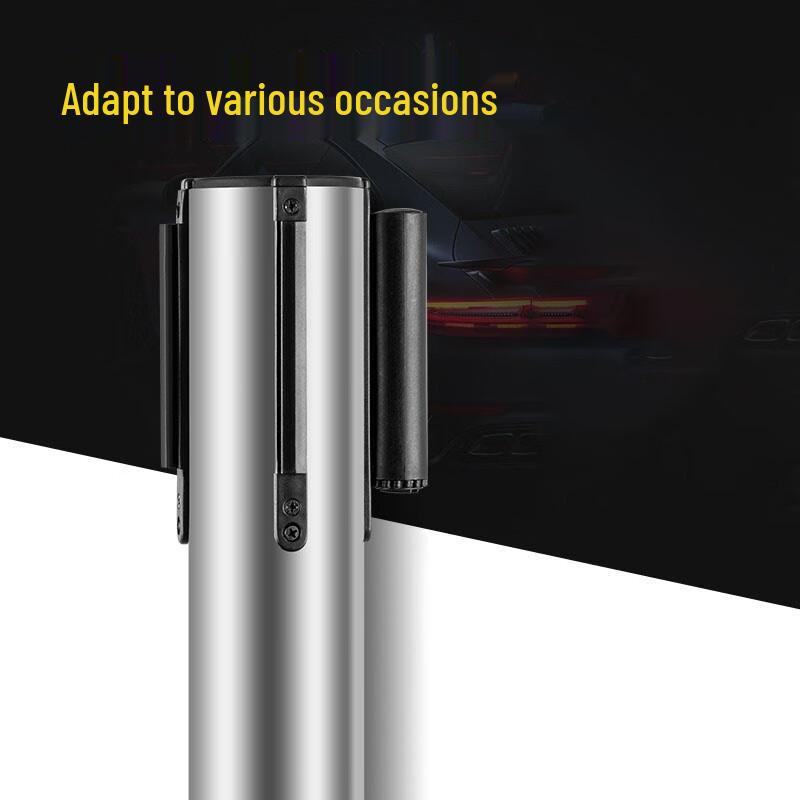 Stainless Steel Retractable Belt Queue Barrier