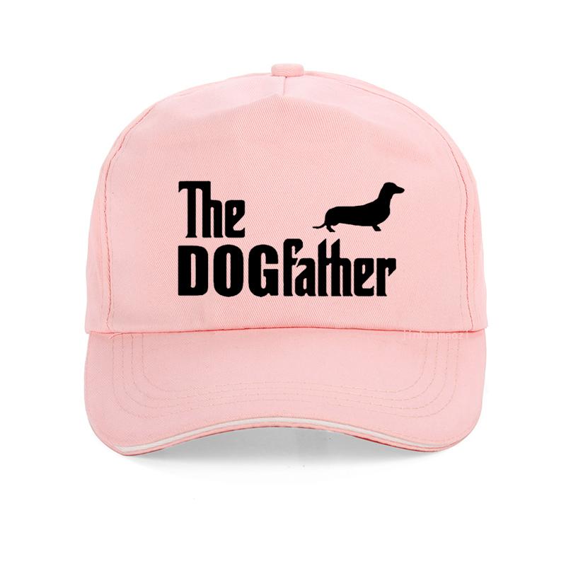 The Dogfather Dachshund Sausage Dog Baseball Cap Fashion Summer Unisex Unisex Adjustable Snapback Hats