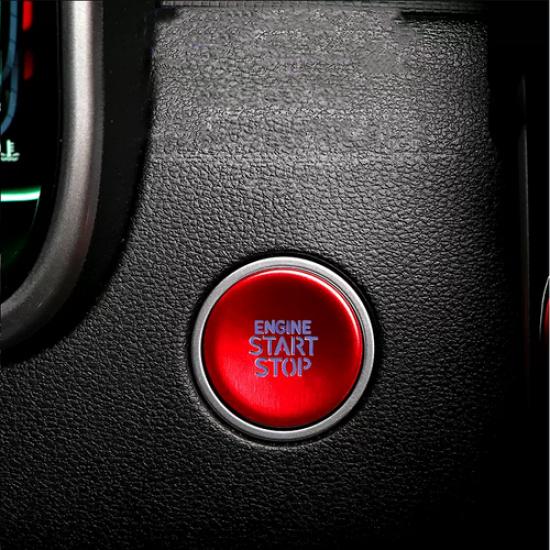 For Hyundai Santa Cruz -2026 Red Engine Start Stop Switch Button Covers