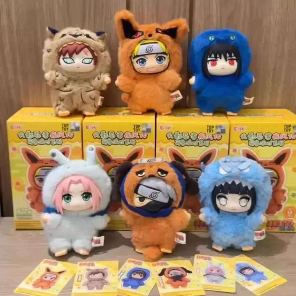 Bandai EAKI Naruto Slepý Box Shippuden Party Série Uzumaki Plyšová Taška Přívěsek Ozdoba Panenka Hračka Sběratelská Narozeninový Dárek