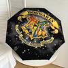 1PC Hogwarts Crest Umbrella-8-Rib Reinforced, Automatic Open, Lightweight & Durable, Cute Fashion Accessory for Outdoor, D2624