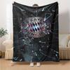Bayern Munich Stars Blanket Soft Warm Cozy Perfect for Sofa Bedding Couch for All Seasons Digital Print Suitable for Gifting Relatives and Friends