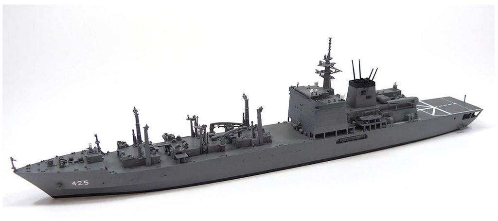 Aoshima Bunka Kyozai Waterline Series 33 Japan Maritime Force Supply Ship Mashu Plastic Model Kit Co., Ltd. 1/700 No. Self-Defense