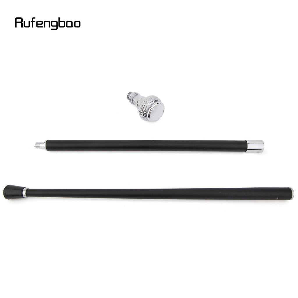 Bílá luxusní kulatá módní hůl s plochou rukojetí pro párty, dekorativní vycházková hůl, elegantní vycházková hůl s knoflíkem ve tvaru biskupské berly, 91,5 cm